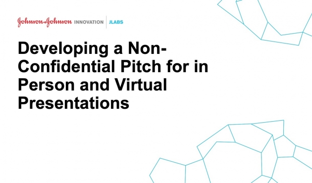 为真人和虚拟演示视频预告片开发一个非机密Pitch
